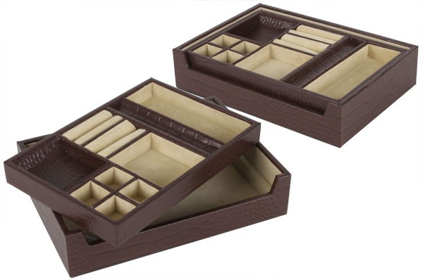 Personalized Croco Leather Valet   WAUCUST949303